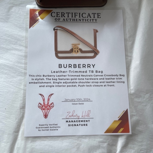 COPY - Burberry Monogram Clasp Small Shoulder Bag, open to offers. - Picture 17 of 17